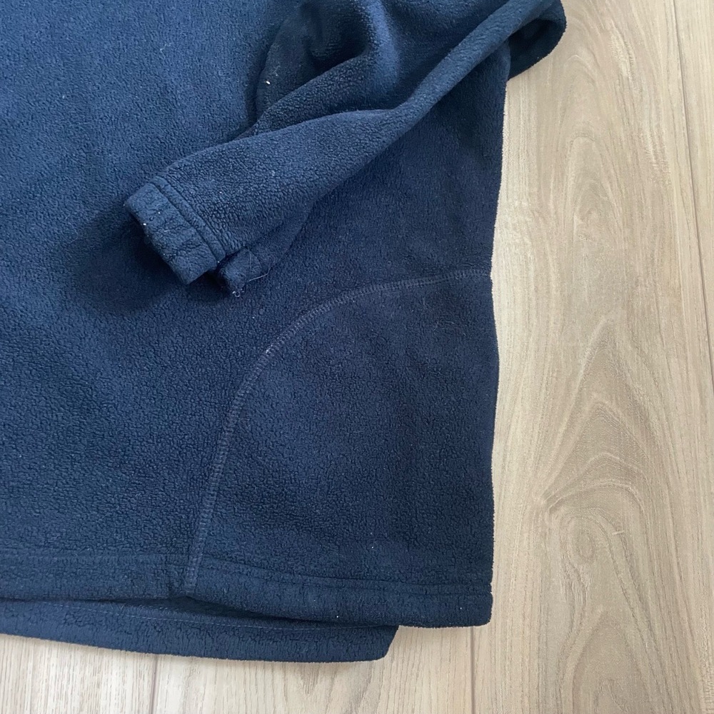 Vintage Roundy Ridge Navy Quarter‎ Zip Stand Collar Fleece Pullover Size XXL - Picture 2 of 4